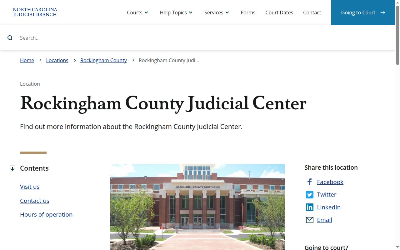 Rockingham County Detention Center release record court source