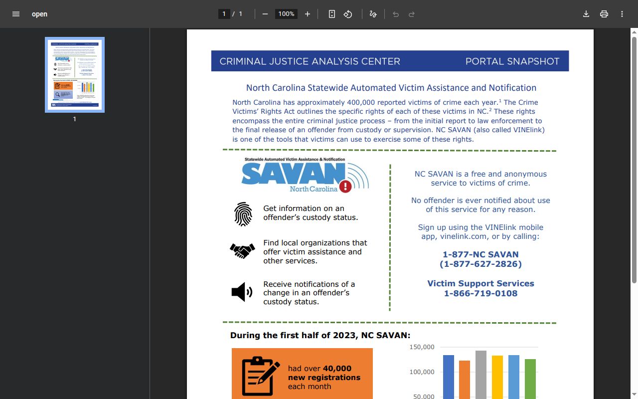 Rockingham County VINE inmate check through the NC SAVAN program